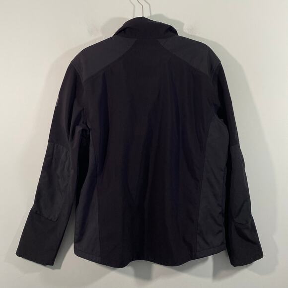 Victorinox Swiss Army Black 2 Way Zip Reinforced Elbow Softshell Jacket Size L - Picture 11 of 11